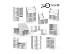 Estantería infantil blanco 30.9x72x79 luigi