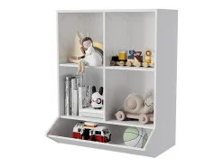 Estantería infantil blanco 65.5x31x82.5 conny