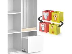 Estantería infantil blanco 29.2x72x107.8 luigi
