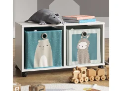 Estantería infantil blanco 72x30.8x42.4