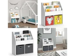 Estantería infantil blanco 72x30.7x79 luigi
