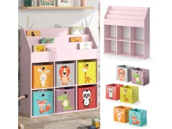 Estantería infantil rosa 107.2x31.2x114.2 luigi