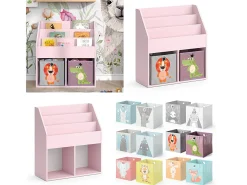 Estantería infantil rosa 72x30.7x79 luigi