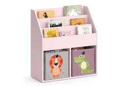 Estantería infantil rosa 72x30.7x79 luigi
