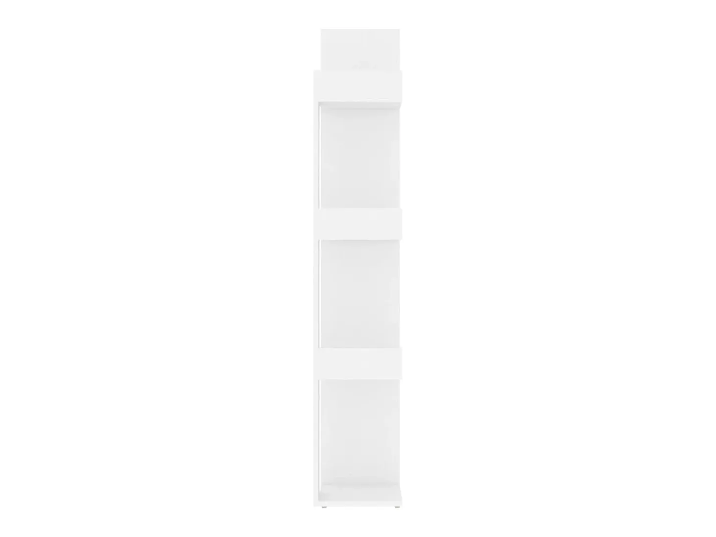 Estantería librería madera contrachapada blanco 86x25,5x140 cm