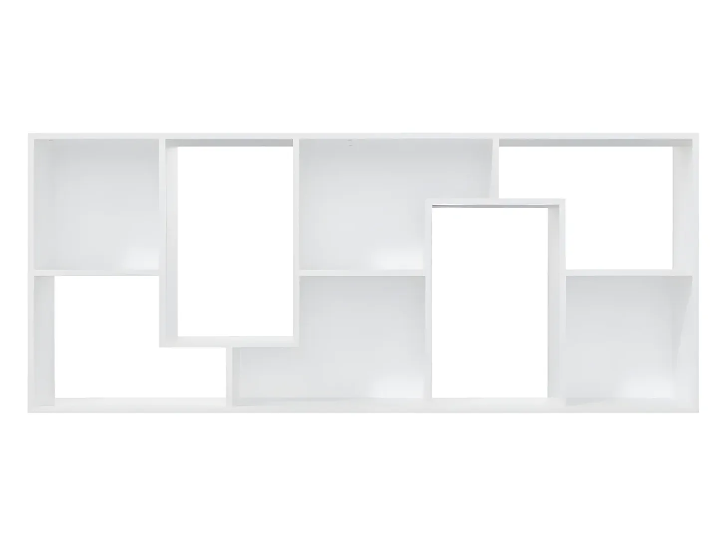 Estantería librería madera contrachapada blanco 67x24x161 cm