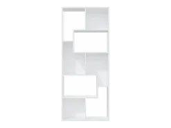Estantería librería madera contrachapada blanco 67x24x161 cm