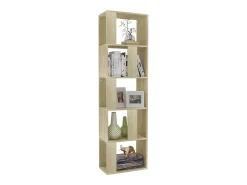 Estantería madera contrachapada color roble Sonoma 45x24x159 cm