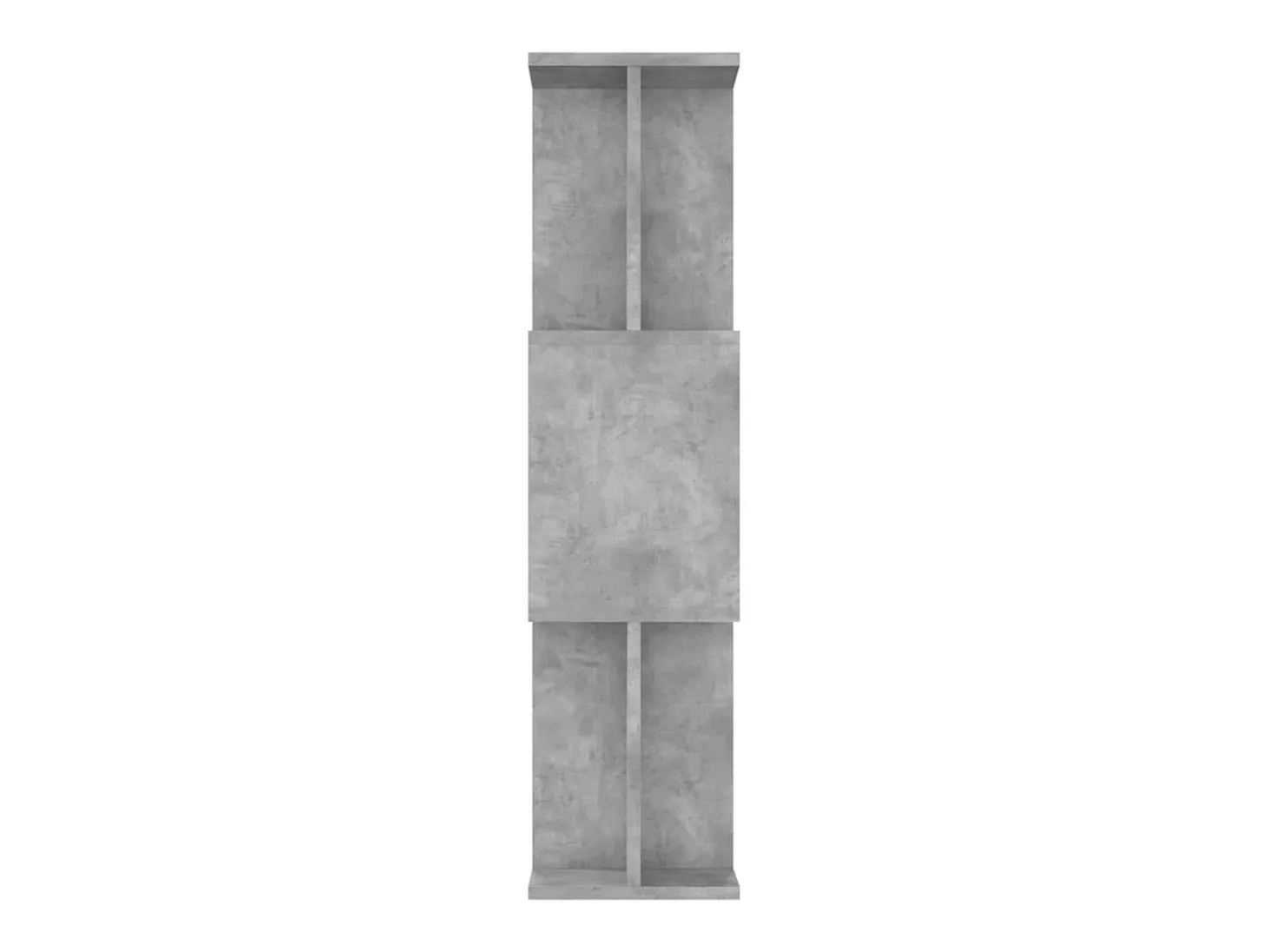 Estantería madera contrachapada gris hormigón 80x24x96cm