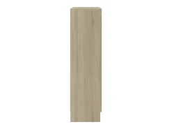 Estantería madera contrachapada color roble 82,5x30,5x115 cm