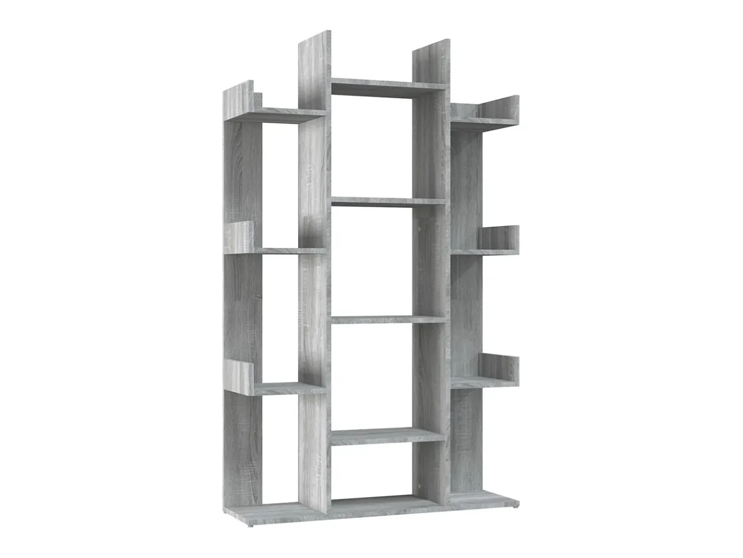 Estantería madera contrachapada gris Sonoma 86x25,5x140 cm