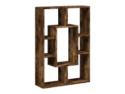 Estantería madera de ingeniería roble ahumado 63x20x90 cm