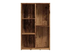 Estantería madera de ingeniería envejecida 50x25x80 cm