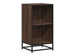 Estantería madera de ingeniería color marrón roble 40x35x76 cm