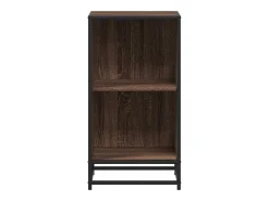Estantería madera de ingeniería color marrón roble 40x35x76 cm