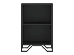 Estantería madera de ingeniería negro 50x31x74,5 cm