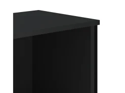 Estantería madera de ingeniería negro 50x31x74,5 cm