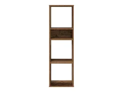 Estantería madera de ingeniería envejecida 34x31x112 cm