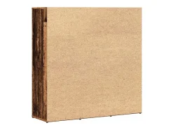 Estantería madera de ingeniería color envejecido 90x28x90 cm