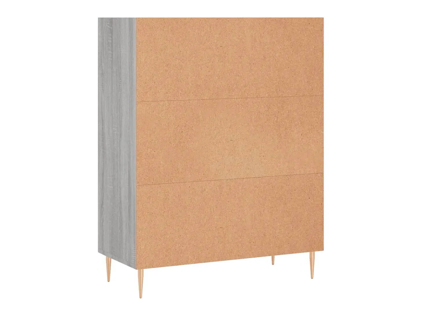Estantería madera de ingeniería gris Sonoma 69,5x32,5x90 cm