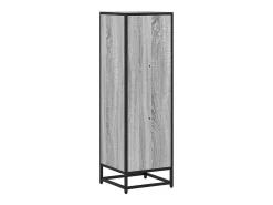 Estantería madera de ingeniería gris Sonoma 33,5x33x107,5 cm