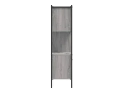 Estantería madera de ingeniería gris Sonoma 72x28x109 cm