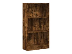 Estantería madera de ingeniería roble ahumado 60x24x109 cm