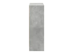 Estantería madera de ingeniería gris hormigón 60x24x76 cm