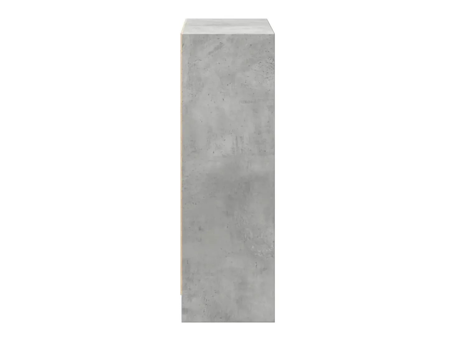 Estantería madera de ingeniería gris hormigón 60x24x76 cm