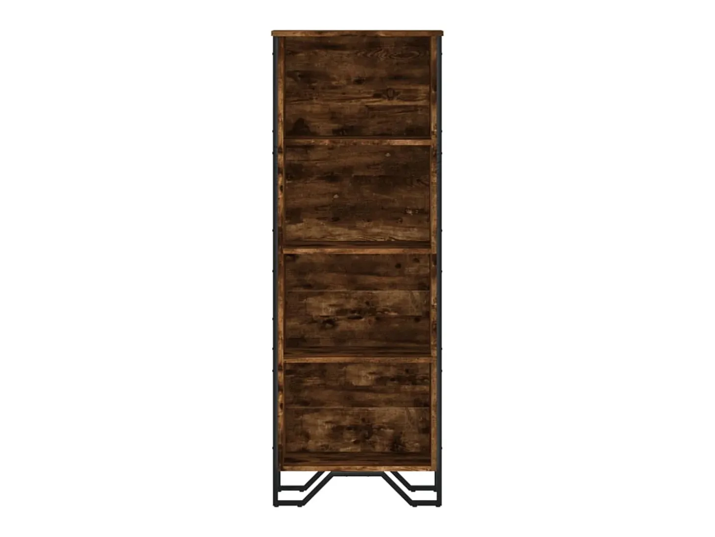 Estantería madera de ingeniería roble ahumado 50x31x137,5 cm