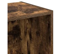 Estantería madera de ingeniería roble ahumado 40x30x152 cm