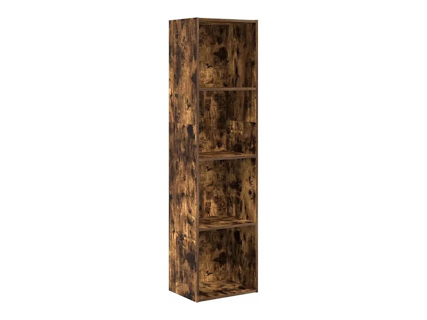Estantería madera de ingeniería roble ahumado 40x30x152 cm