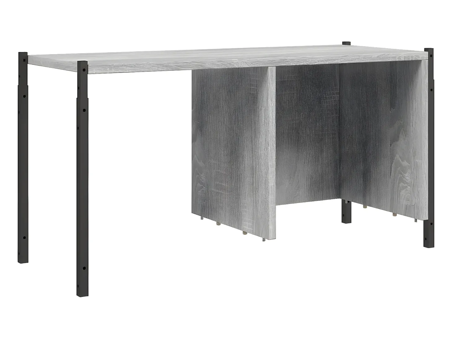 Estantería madera de ingeniería gris Sonoma 72x28x172 cm