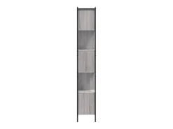 Estantería madera de ingeniería gris Sonoma 72x28x172 cm