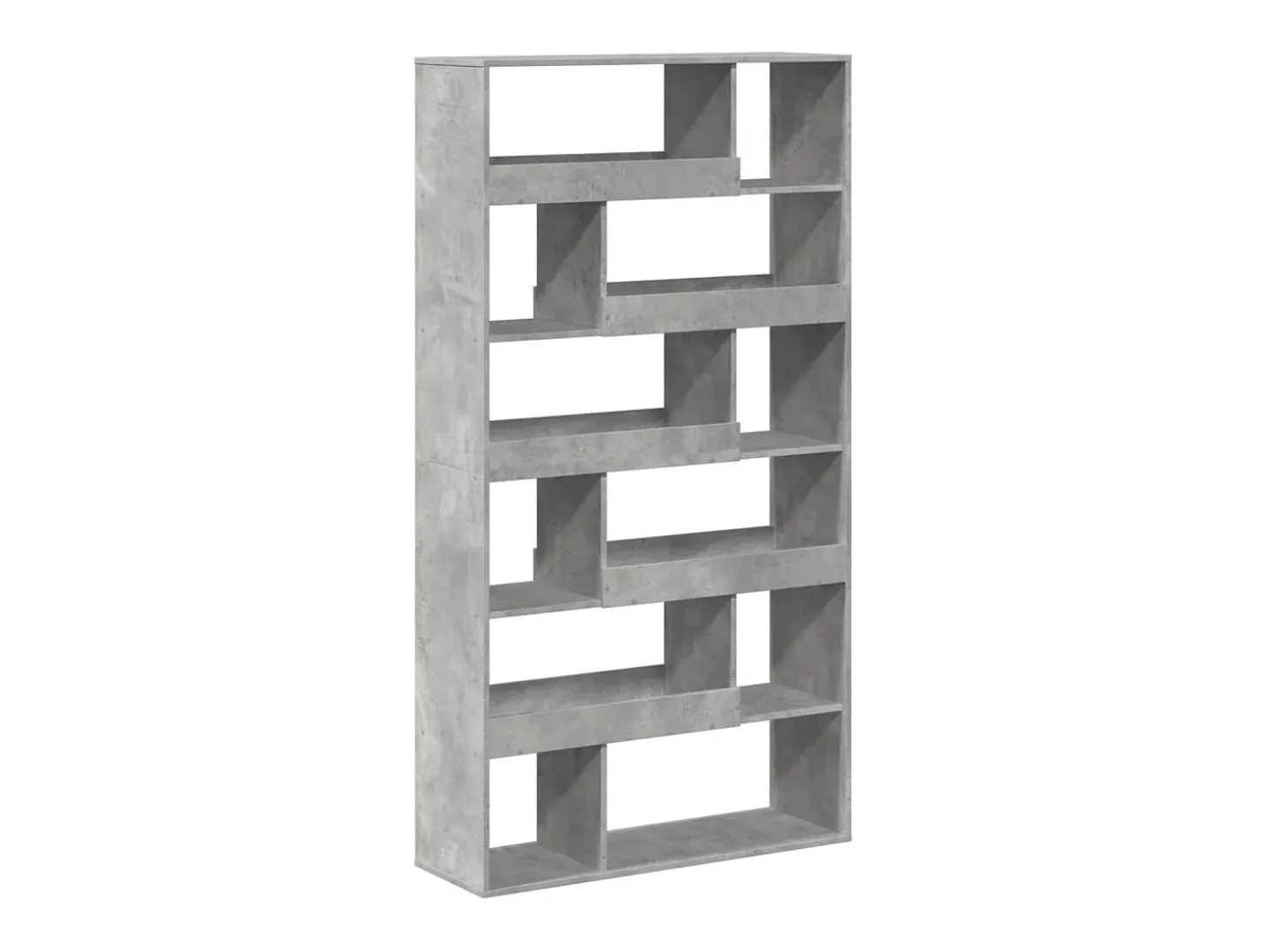 Estantería madera de ingeniería gris hormigón 100x33x187,5 cm