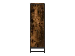 Estantería madera de ingeniería roble ahumado 33,5x33x107,5 cm