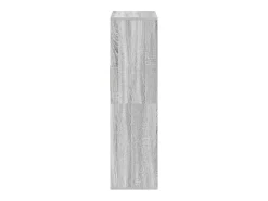 Estantería madera de ingeniería color gris sonoma 66x31x112 cm