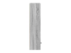 Estantería madera de ingeniería gris sonoma 31x24x102 cm