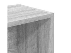 Estantería madera de ingeniería gris sonoma 31x24x102 cm