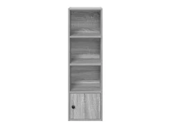 Estantería madera de ingeniería gris sonoma 31x24x102 cm