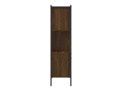 Estantería madera de ingeniería marrón roble 72x28x109 cm