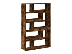 Estantería madera de ingeniería roble ahumado 100x33x156,5 cm