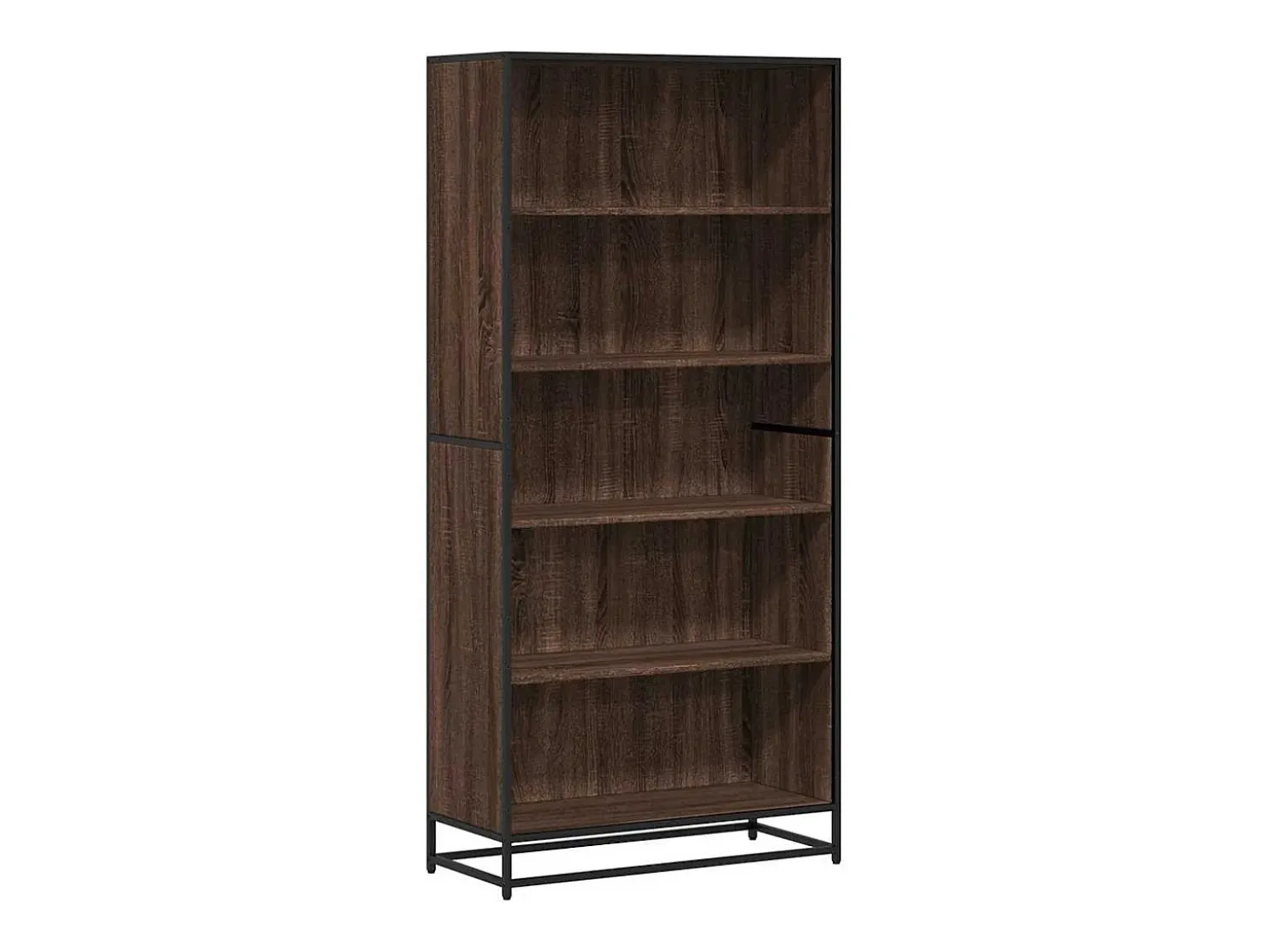 Estantería madera de ingeniería marrón roble 80,5x35x170,5 cm