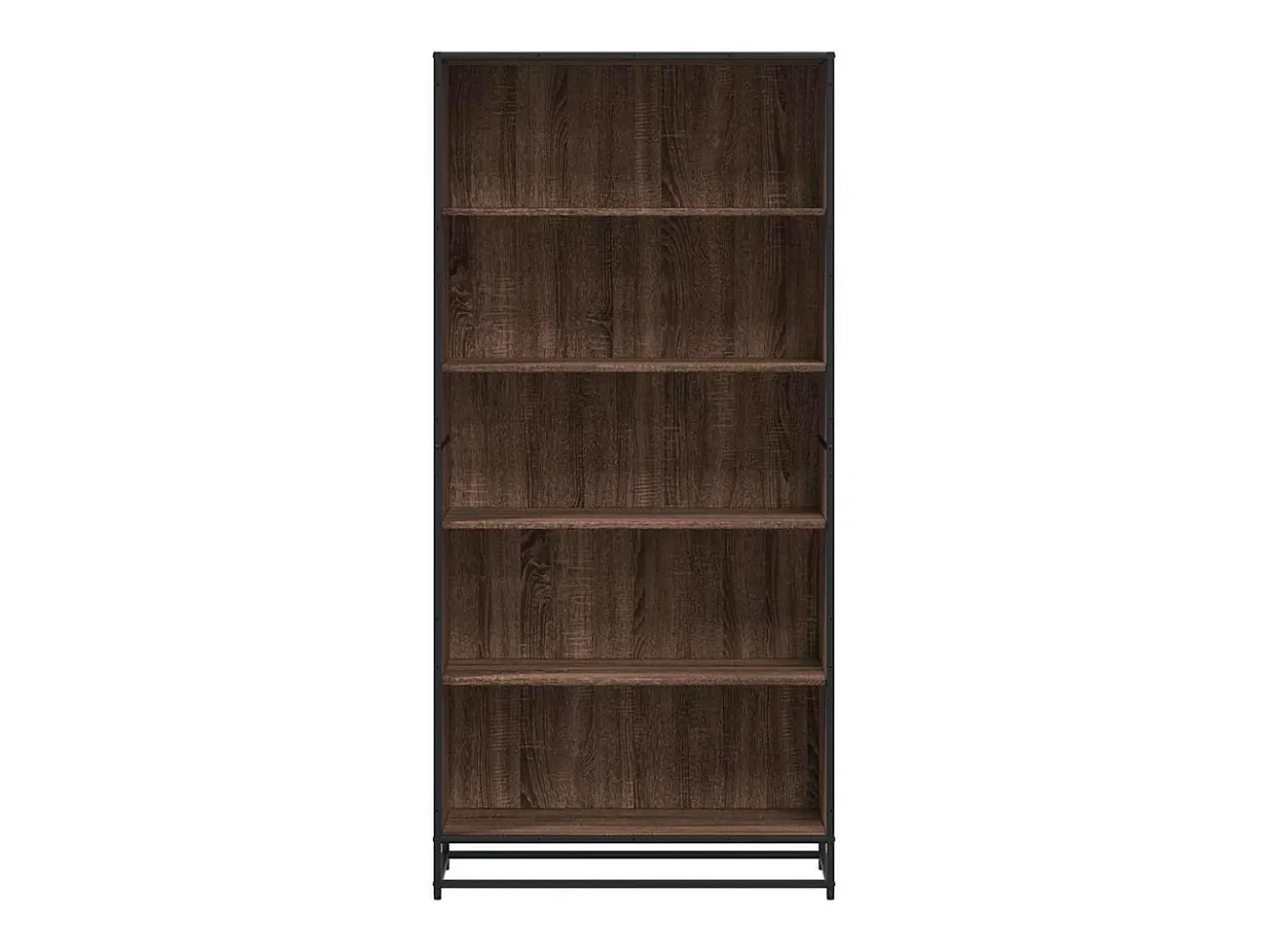 Estantería madera de ingeniería marrón roble 80,5x35x170,5 cm