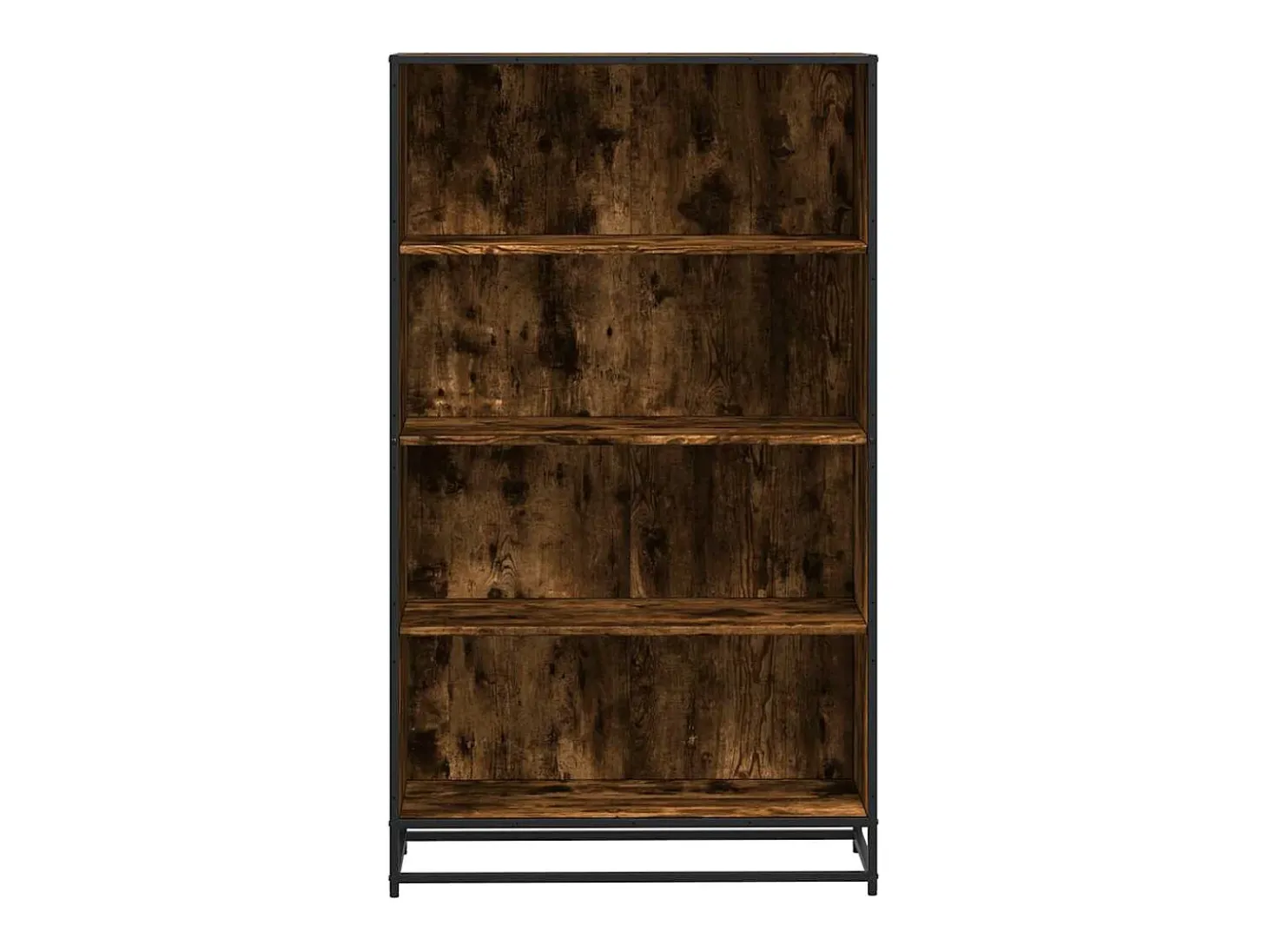 Estantería madera de ingeniería roble ahumado 80,5x35x139 cm