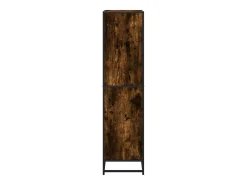 Estantería madera de ingeniería roble ahumado 60x35x139 cm