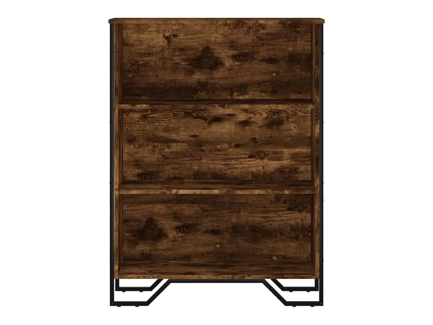 Estantería madera de ingeniería roble ahumado 80x31x106 cm