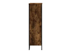 Estantería madera de ingeniería roble ahumado 80x31x106 cm