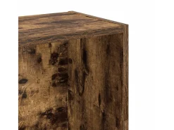 Estantería madera de ingeniería roble ahumado 80x24x109 cm