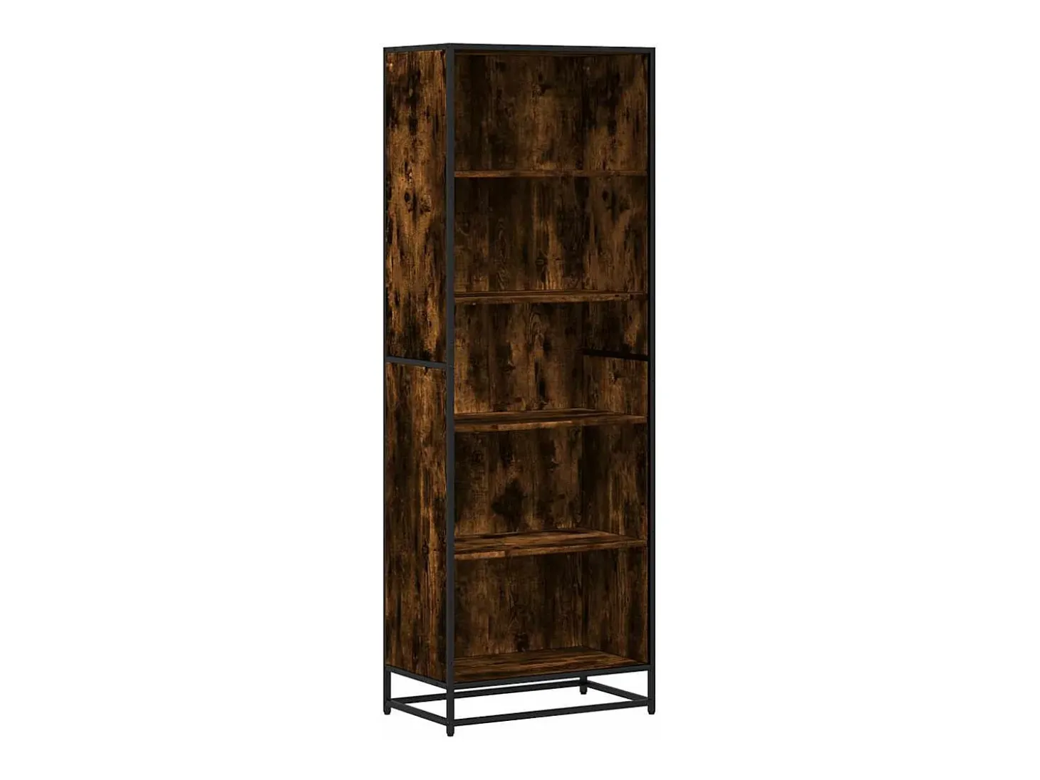 Estantería madera de ingeniería roble ahumado 60x35x170,5 cm